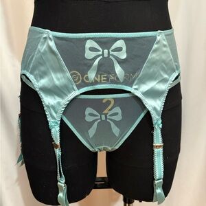 Dita Von Teese Ingenue G-String Panty and garter belt UK/US 10/12 Von Follies